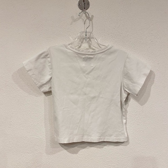 With Jean Floral Graphic Crop Top Size Small VGUC - Picture 6 of 6